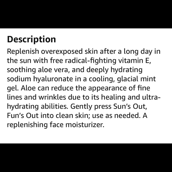 Perfectly Posh Suns Out Funs Out face moisturizer - Picture 3 of 4